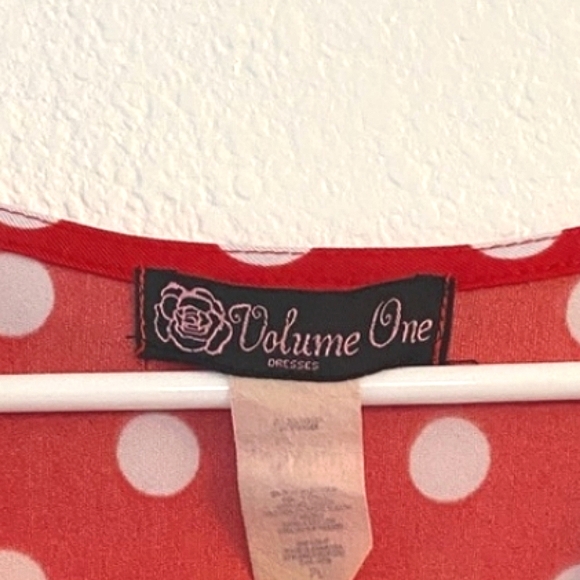 🍄🐭 Minnie Mouse Red White Polka dot Toadstool Retro Vintage Soft Knit Dress M - Picture 4 of 4